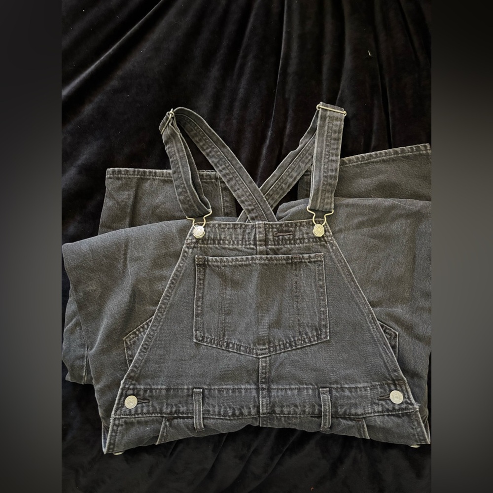 Levi's Black Jumpsuit with Distressed Details